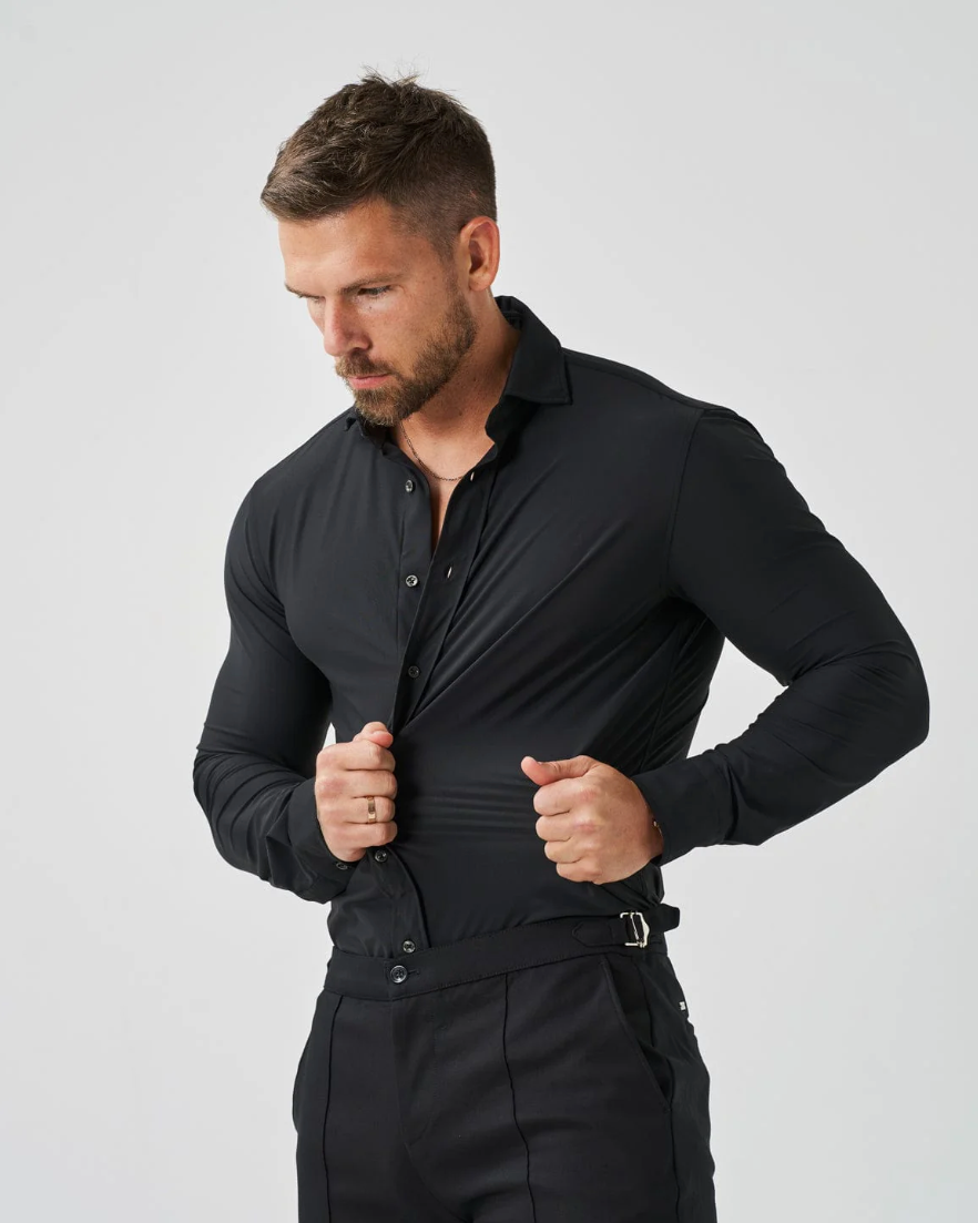 Fluid Essentials Stretch Shirt - Black