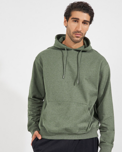 Fluid Essentials Regular Fit Hoodie - Military Green