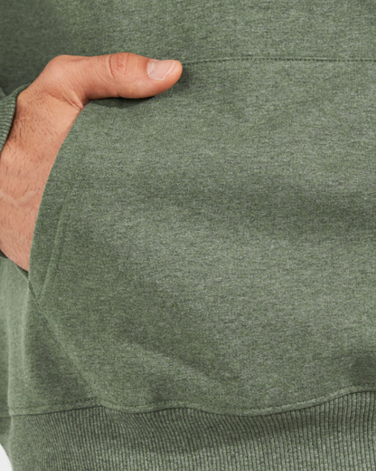 Fluid Essentials Regular Fit Hoodie - Military Green