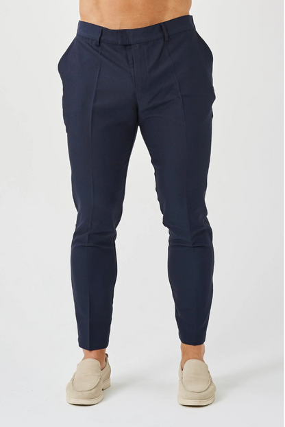 Stretch Trousers - Navy
