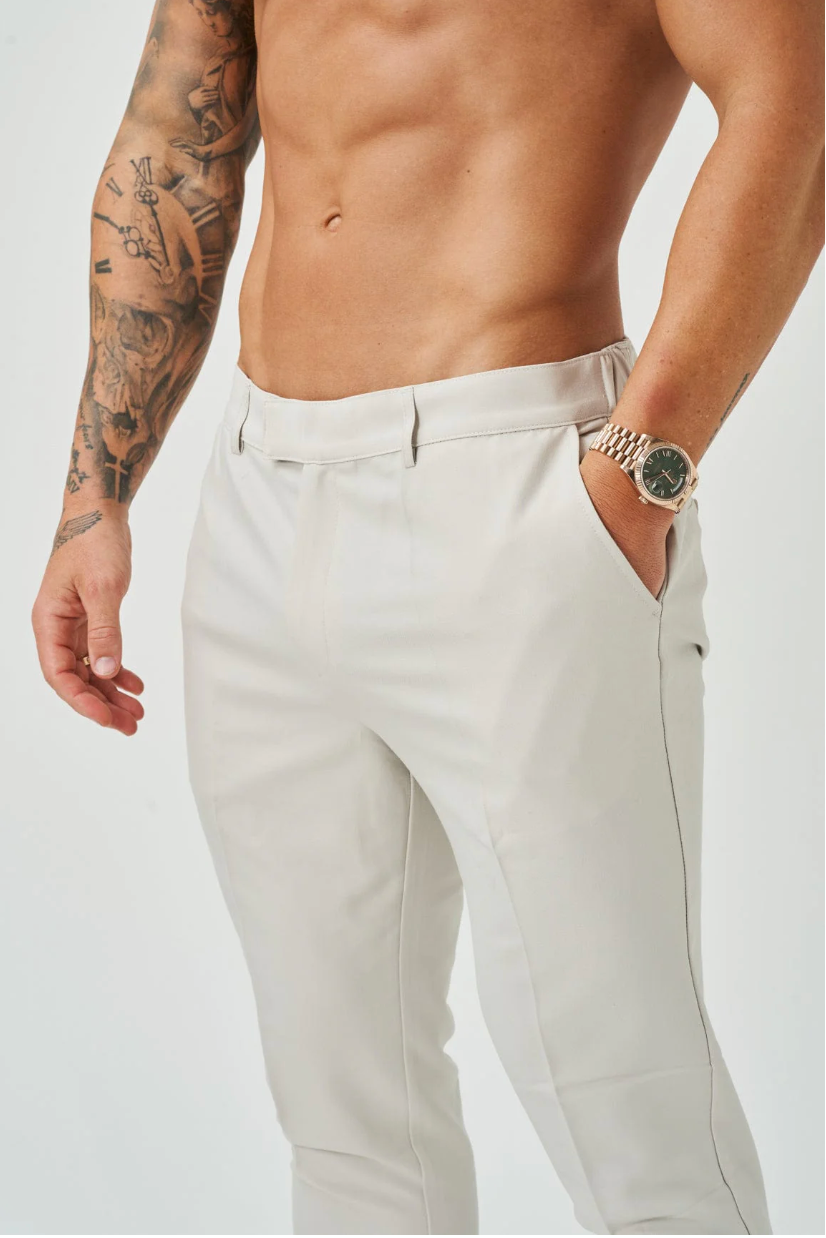Stretch Trousers - Cream