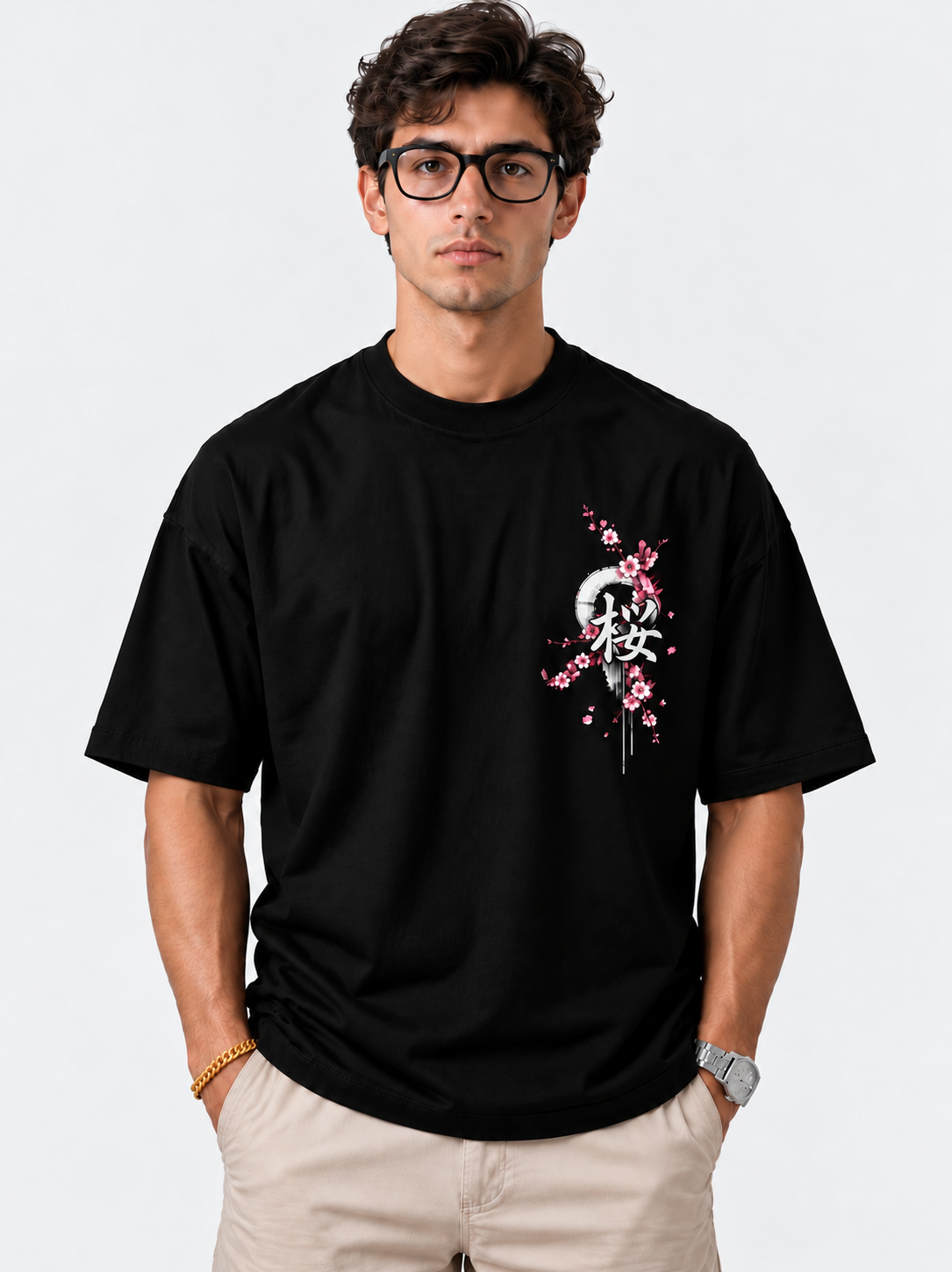Sakura Samurai Oversized T-Shirt