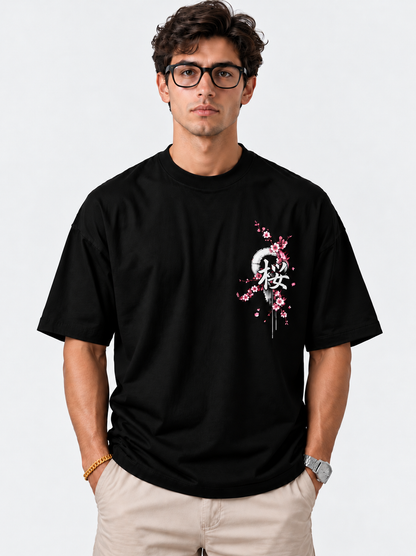 Sakura Samurai Oversized T-Shirt