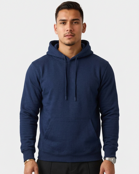Fluid Essentials Regular Fit Hoodie - Navy