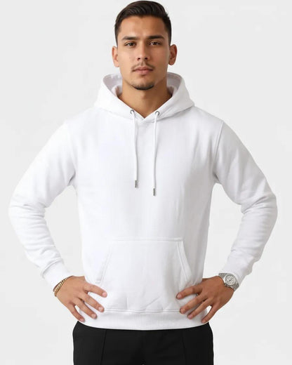 Fluid Essentials Regular Fit Hoodie - White
