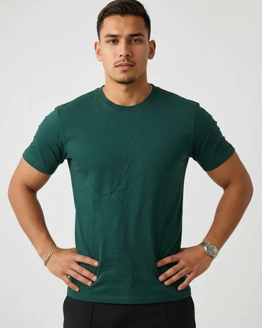 Fluid Essentials Men's Tshirt - Bottle Green