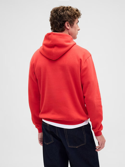 Fluid Essentials Regular Fit Hoodie - Red