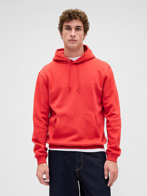Fluid Essentials Regular Fit Hoodie - Red