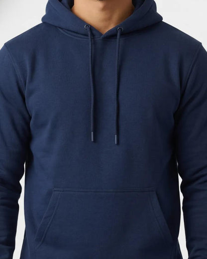 Fluid Essentials Regular Fit Hoodie - Navy