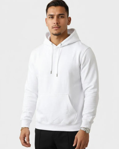 Fluid Essentials Regular Fit Hoodie - White